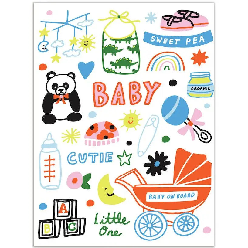 Baby Symbols Baby Card