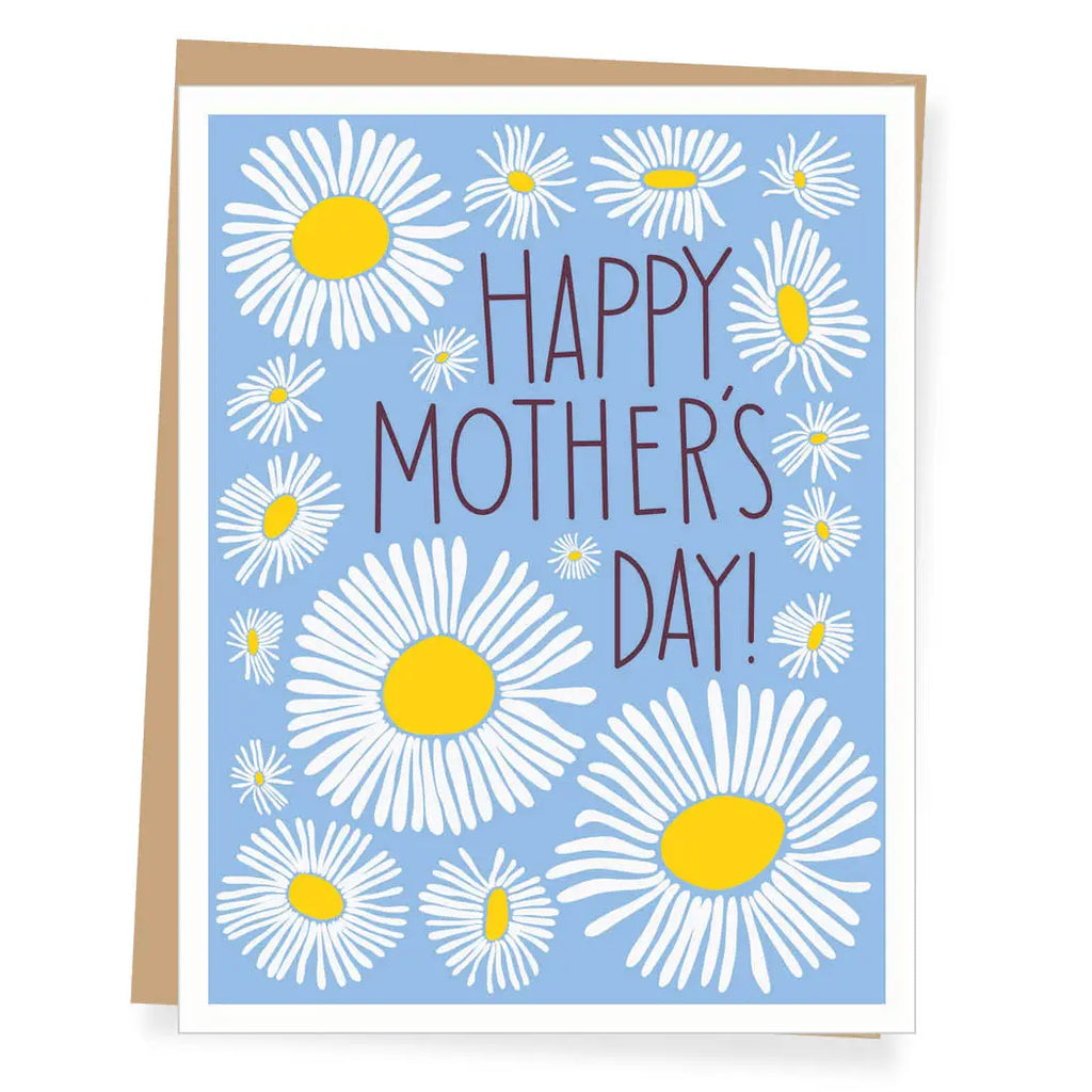 Abstract Daisies Mother's Day Card