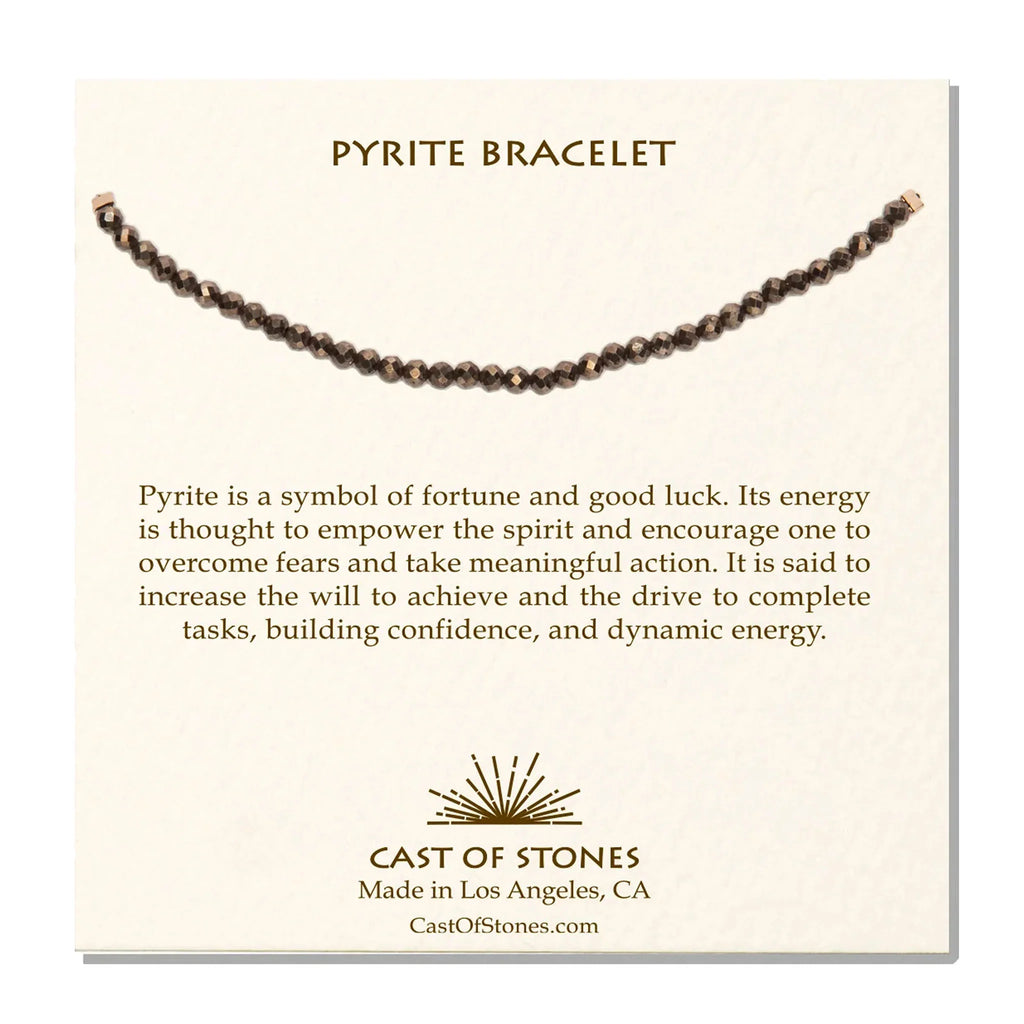 Pyrite Gemstone Bracelet