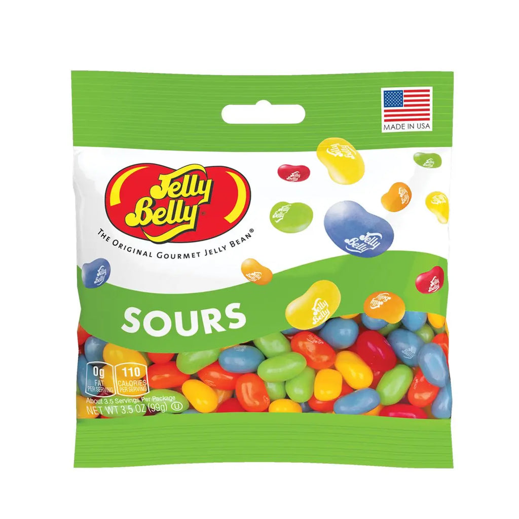 Jelly Belly Sours Jelly Beans Peg Bags