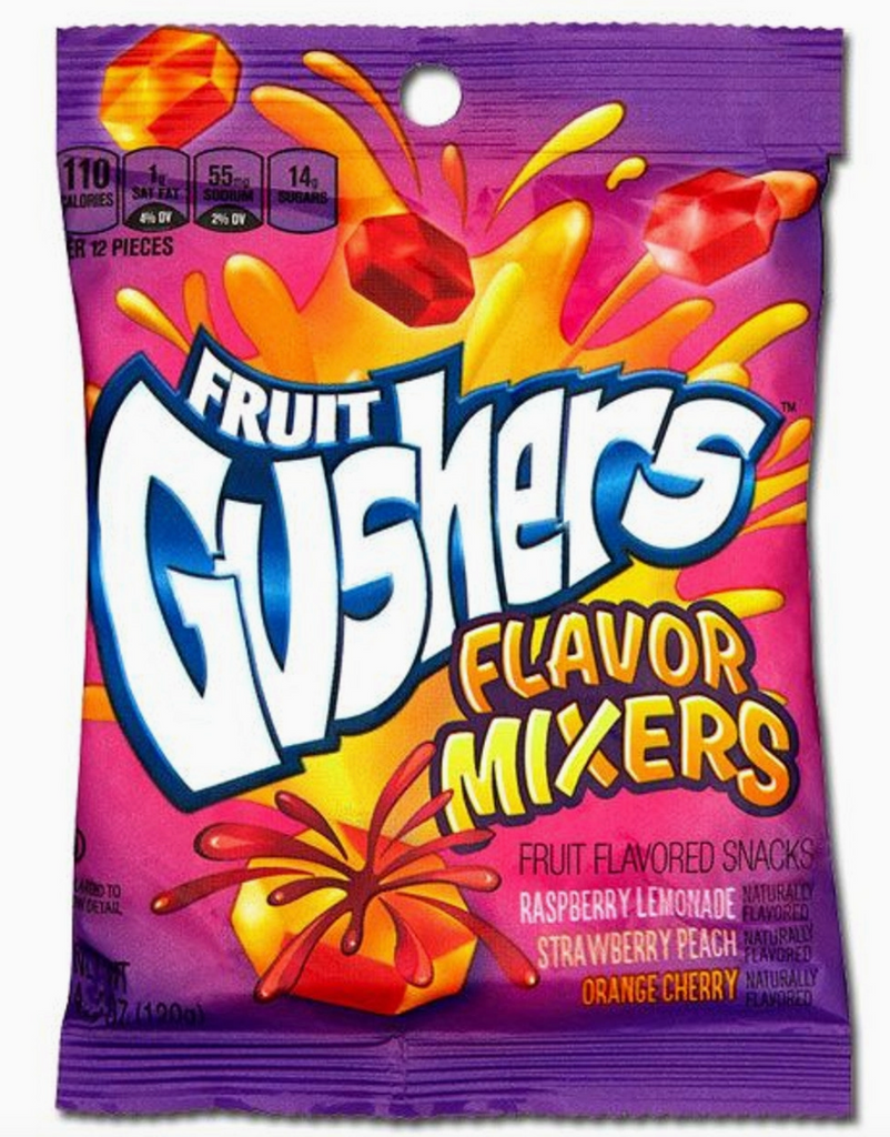 Gushers Flavor Mixers Candies Bag 4.25oz