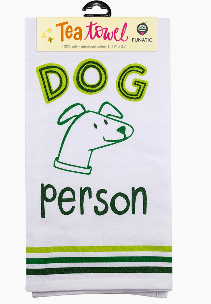 Dog Person Kitchen Tea Towel