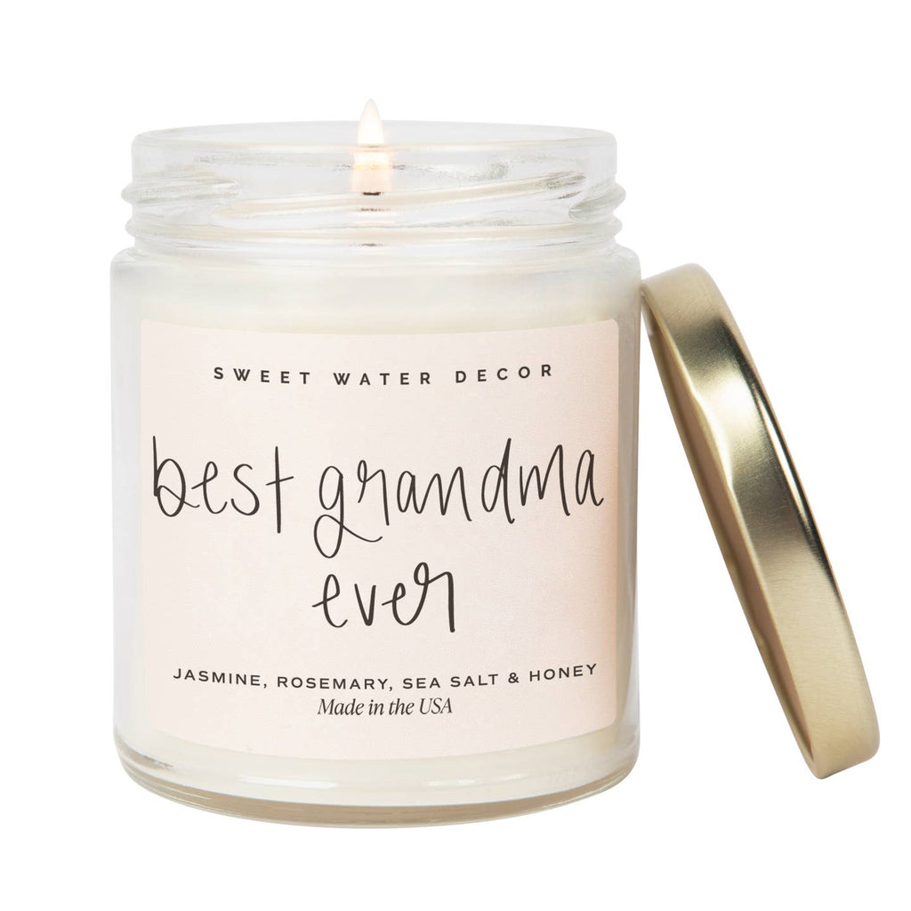 Best Grandma Ever 9 oz Soy Candle - Home Decor & Gifts