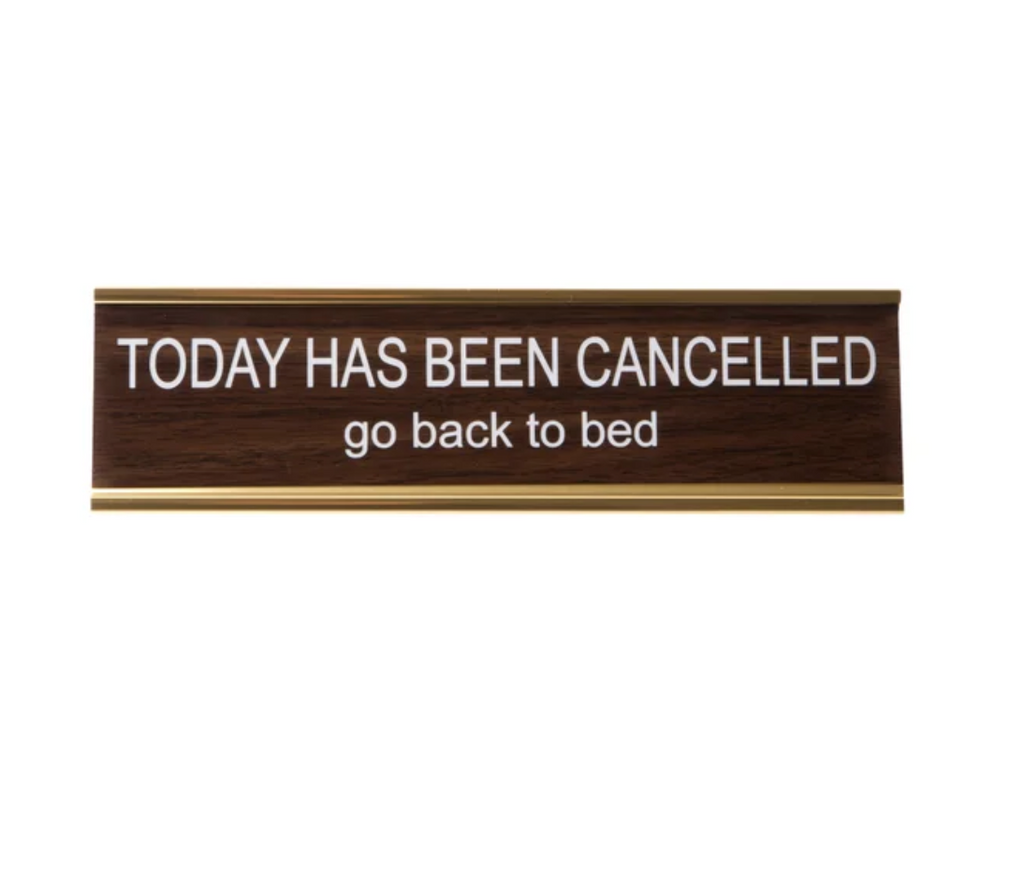 Today Cancelled Nameplate