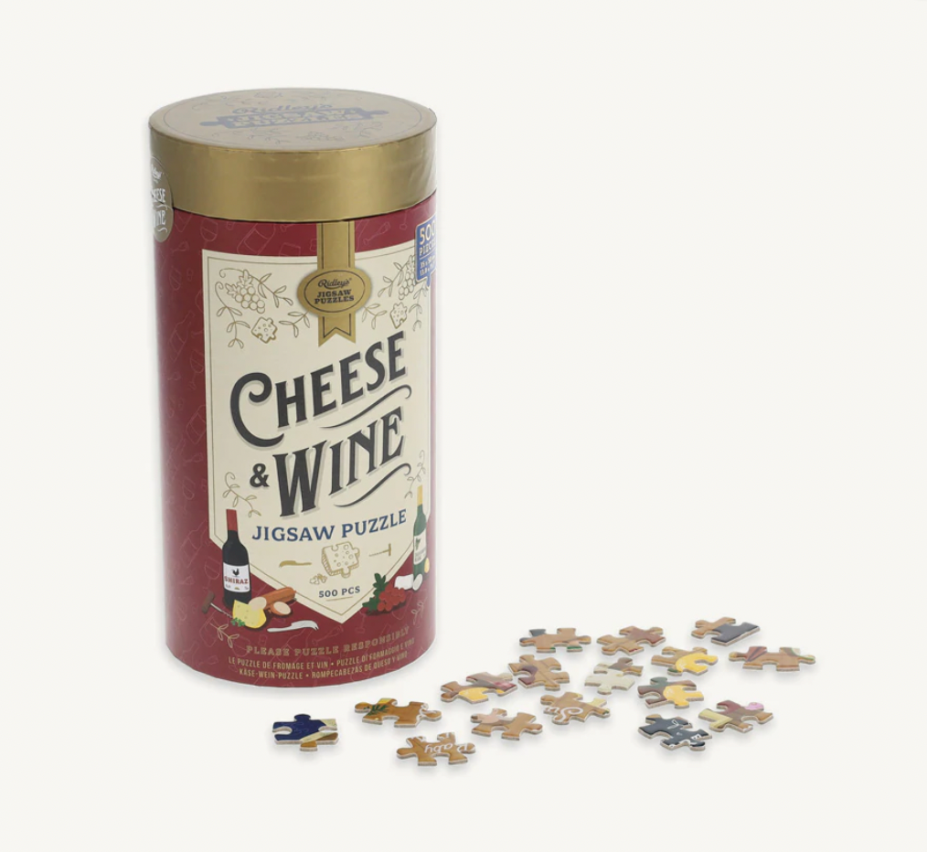 Cheese & WIne 500 Piece Jigsaw Puzzle