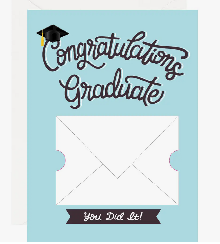 You Did It! Graduation Gift Card & Envelope Greeting Card