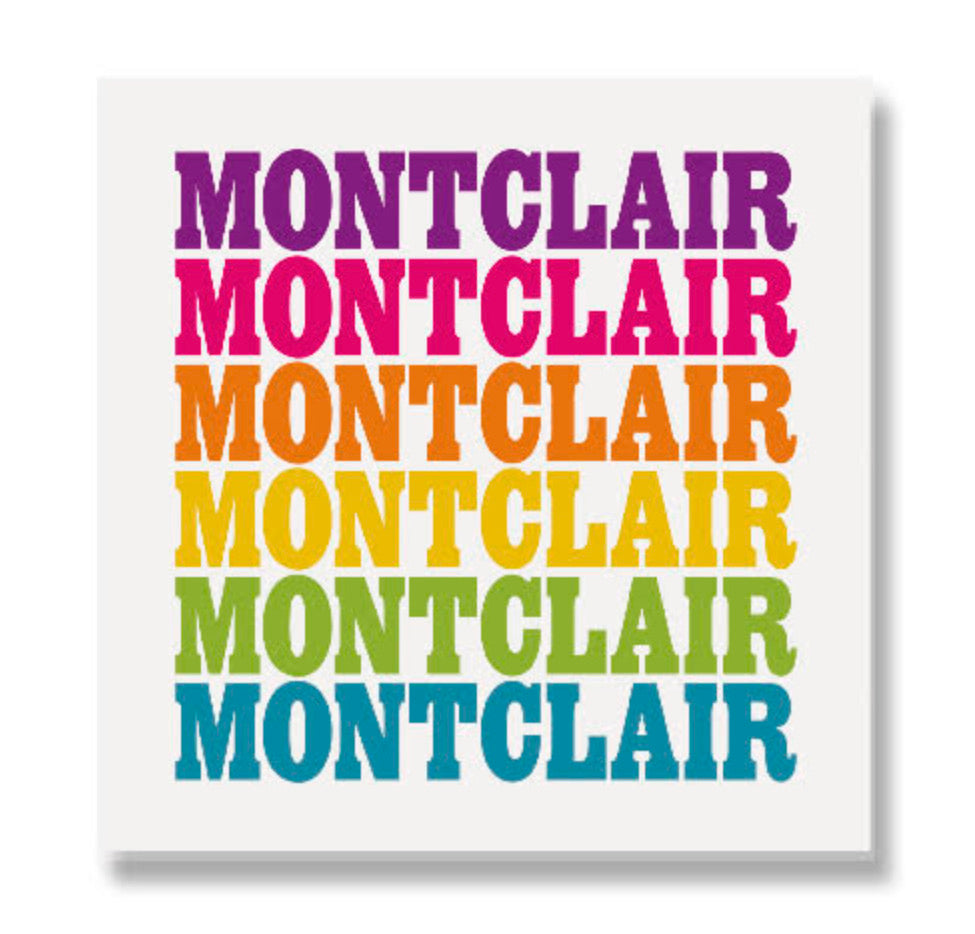 Montclair Supergraphics Rainbow Coaster