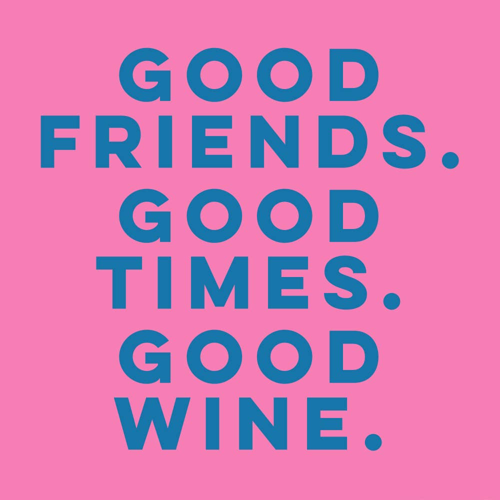 Funny Cocktail Napkins | Good Friends - 20ct