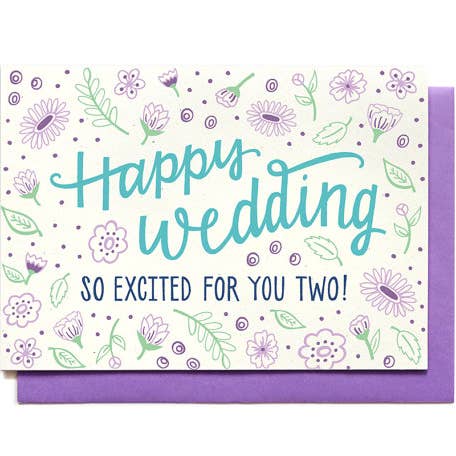 Wedding Card - So Excited For You Two