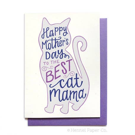 Mother's Day Card - Cat Mom