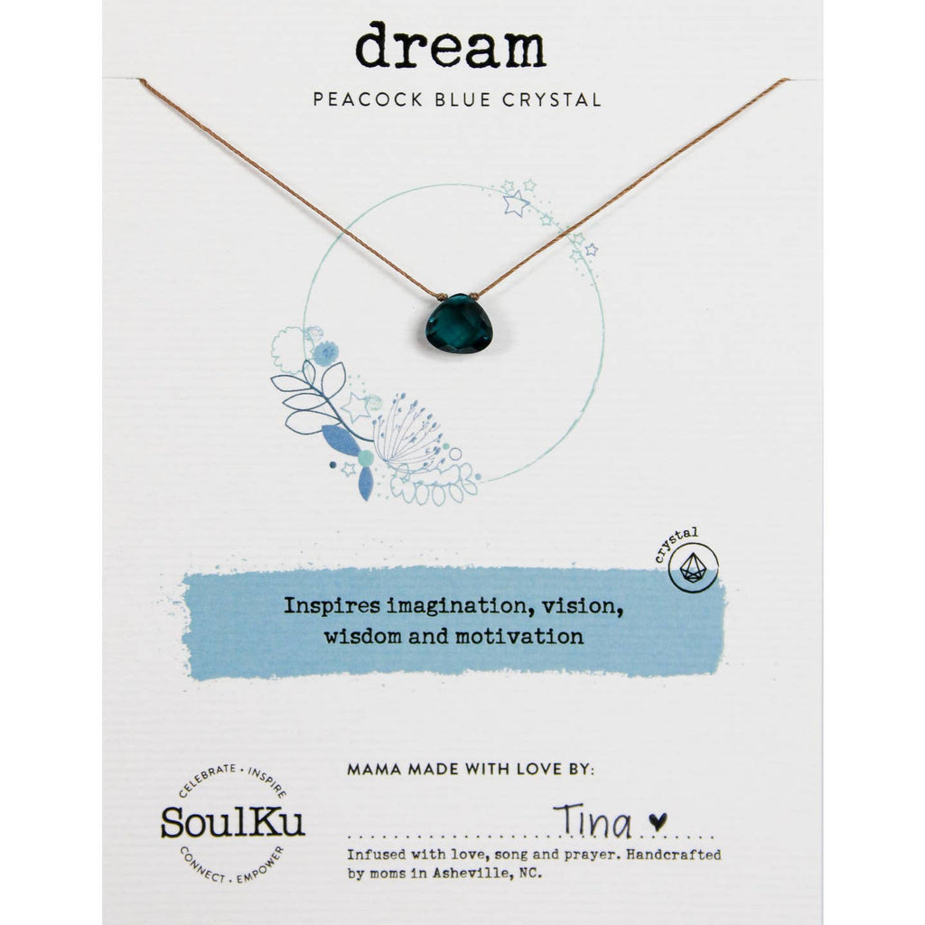 Peacock Blue Soul Shine Necklace To Dream - SS12