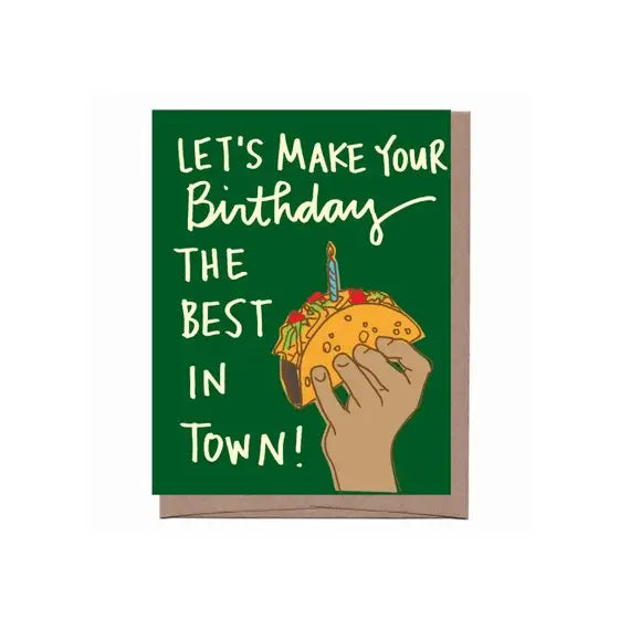 Taco Birthday Greeting Card