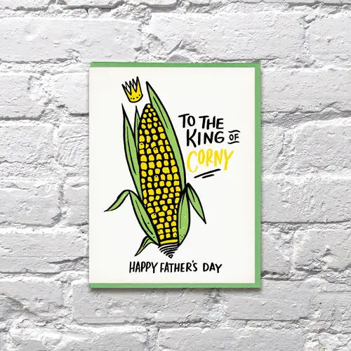 King of Corny Father's Day Card