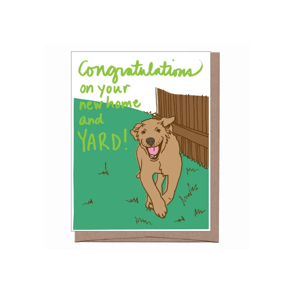 New Yard Greeting Card