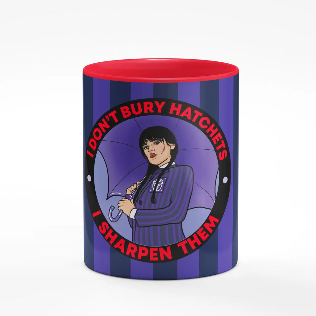 Wednesday Addams Halloween Red Mug