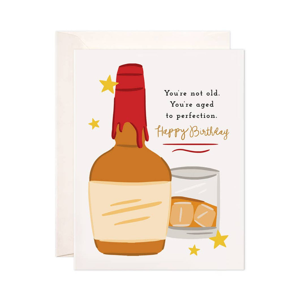 Whiskey Birthday Greeting Card - Birthday Card