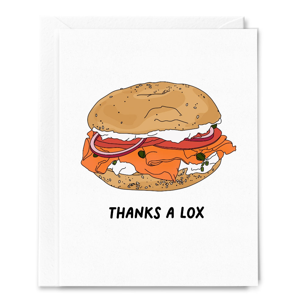 Thanks A Lox, Thank You Card