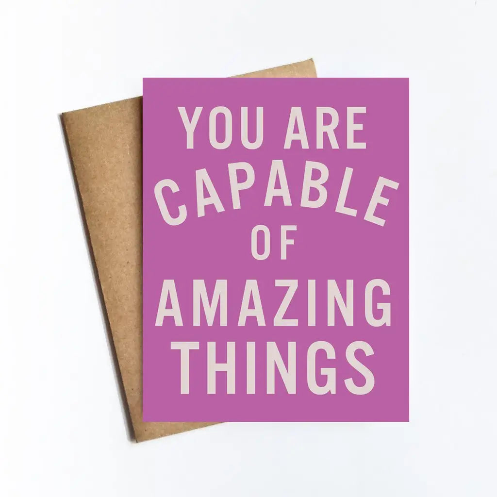 You are Capable Card