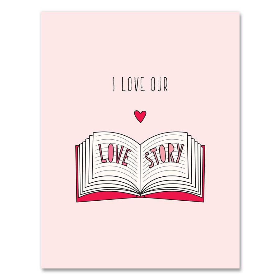 Love Our Love Story - A2 Card