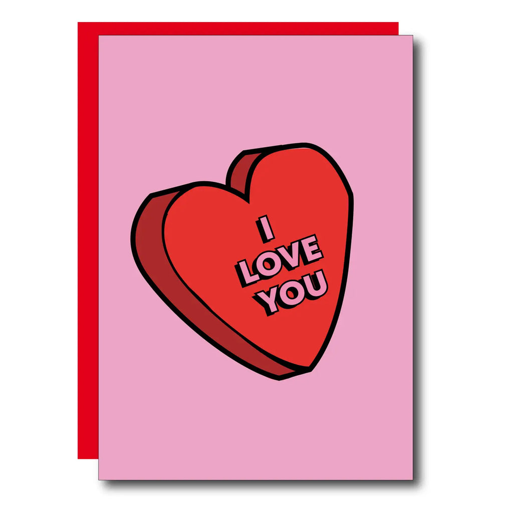 I Love You Heart Valentine's Day Card