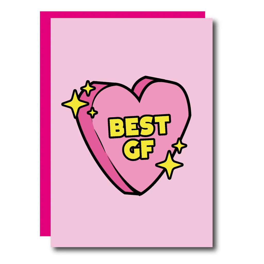 Best Gf Girlfriend Valentine's Day Card