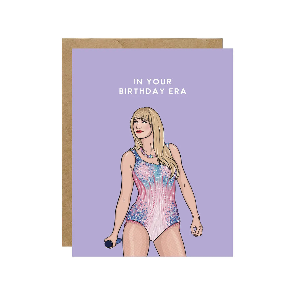 Taylor In Your Birthday Era Pop Culture Birthday Card