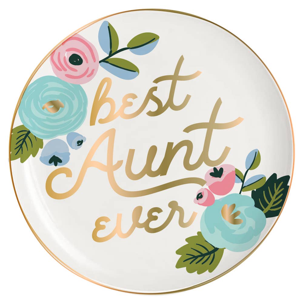 Ceramic Trinket Tray | Best Aunt Ever