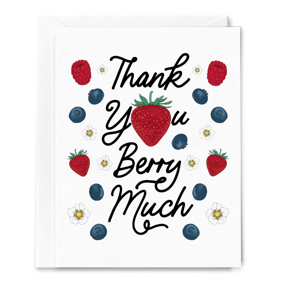 Thank You Berry Much, Thank You Card