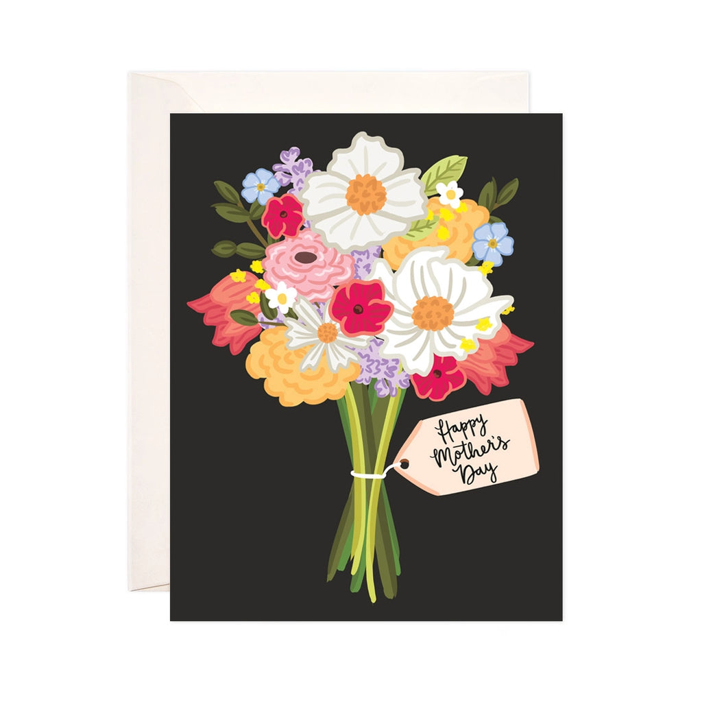 Mother's Day Bouquet Greeting Card - Floral Mother's Day Car