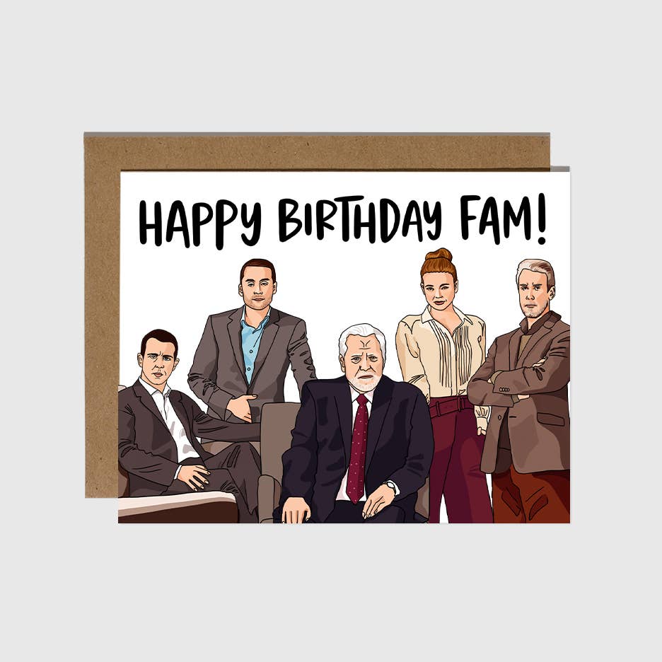Happy Birthday Fam Card