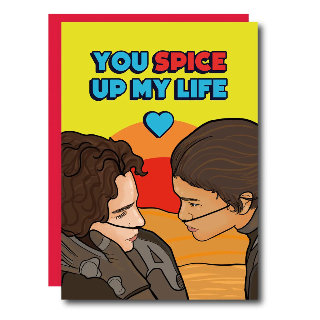 You Spice Up My Life Dune Greeting Card