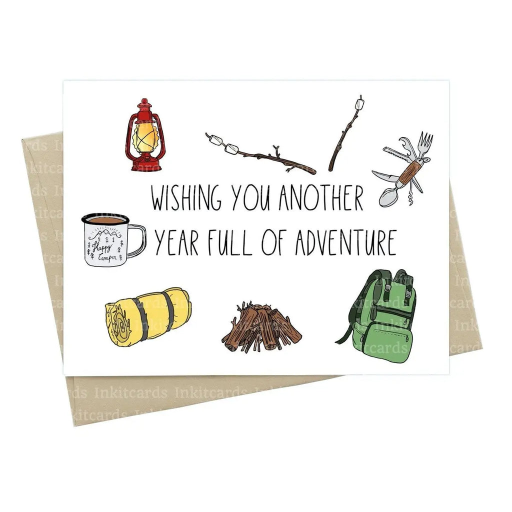 Hiker Birthday Card
