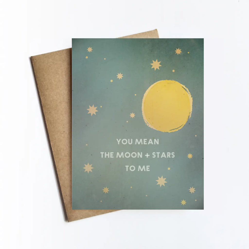 Moon Stars Card