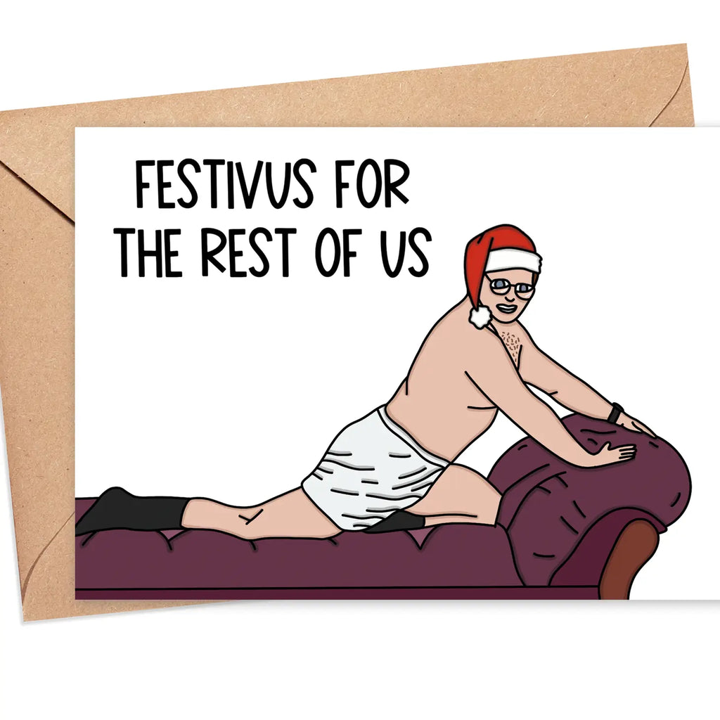 George Costanza Festivus Christmas Card