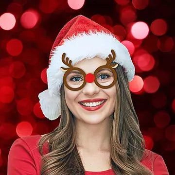 Festive Christmas Face Glasses