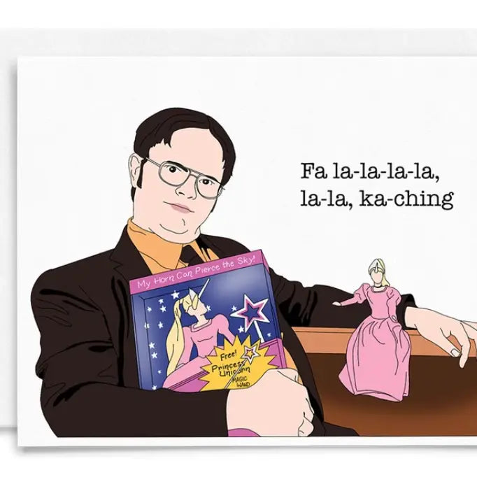 The Office Dwight Princess Sparkle Card