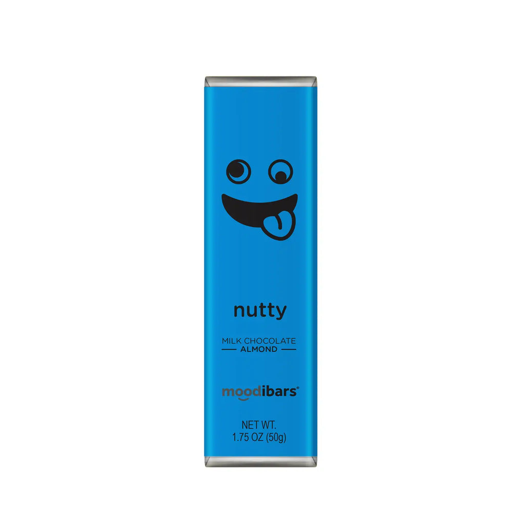 Moodibars® Nutty 32% Fine Milk Chocolate Almond 1.75oz Bar