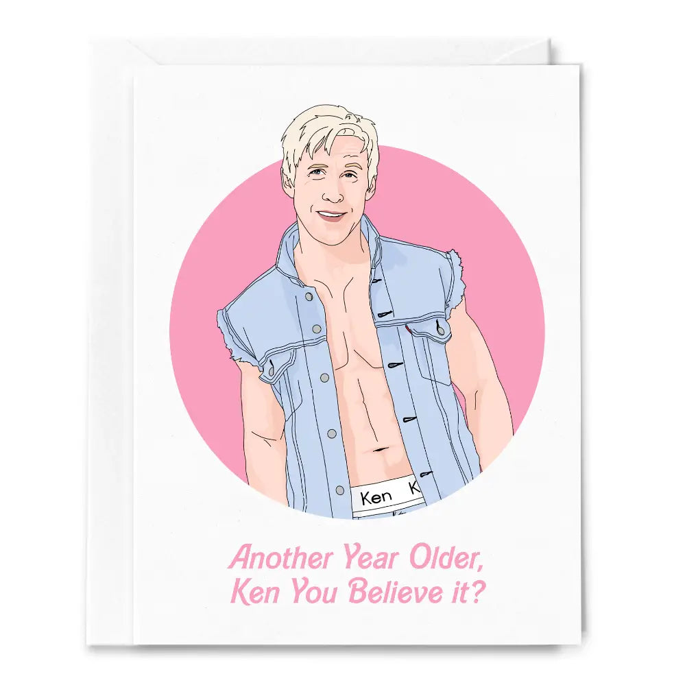 Ken You Believe It? Barbie Movie Ryan Gosling Birthday Card