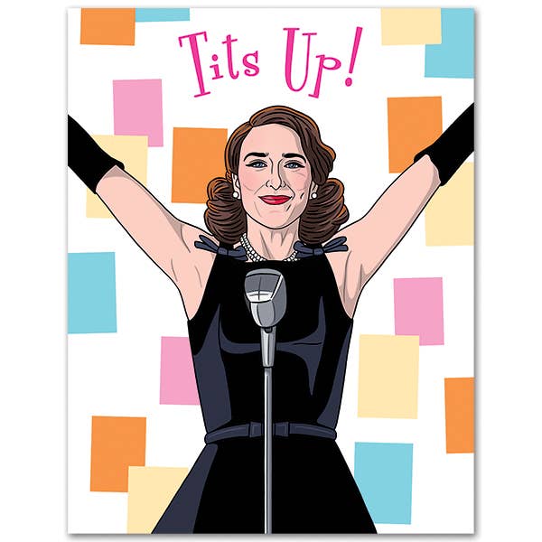 Tits Up Marvelous Birthday Card