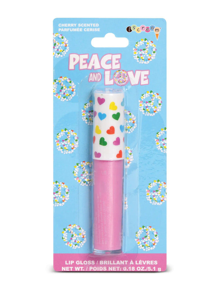 Peace and love lip gloss