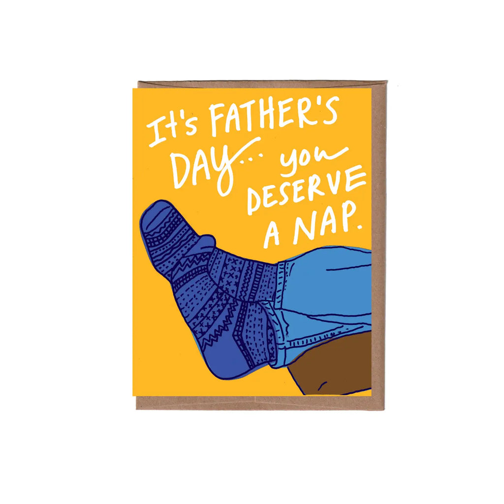 Dad Nap Father's Day Greeting Card