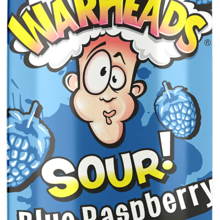 Warheads Sour! Soda - Blue Raspberry