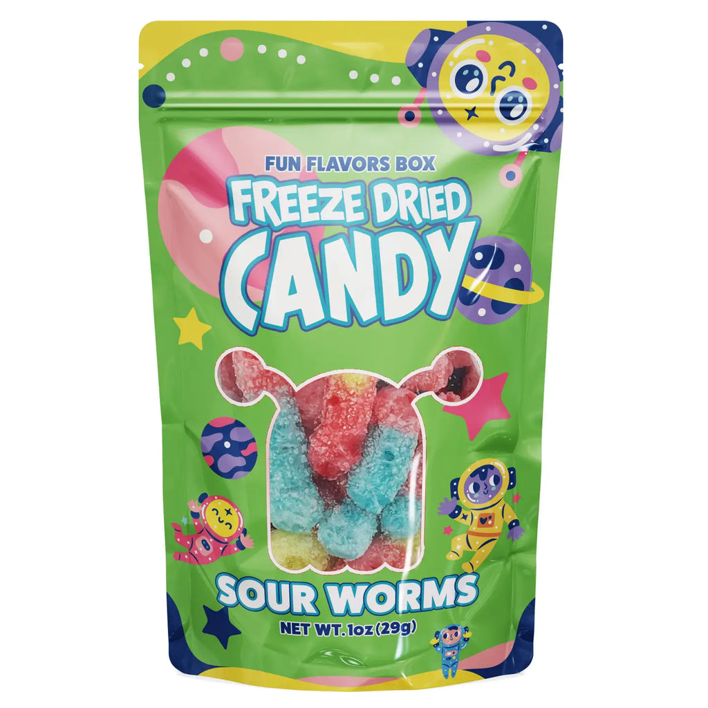 Freeze Dried Sour Gummy Worms