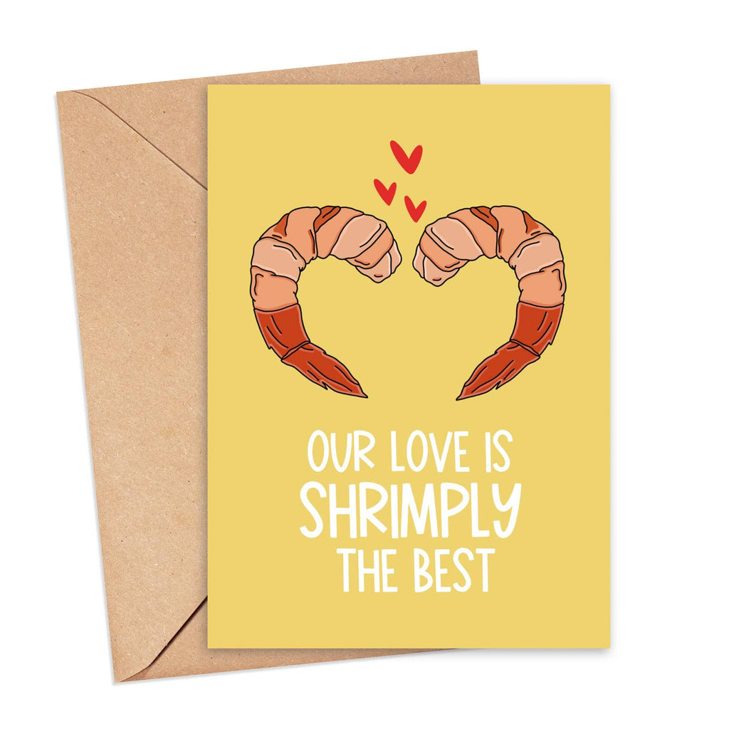 Anniversary  / Love Card - Our Love Is Shrimply the Best
