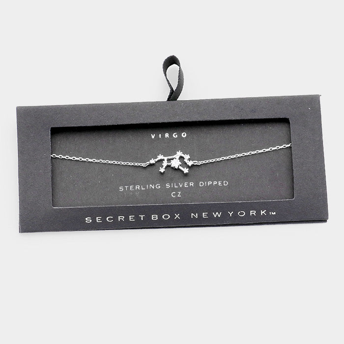 Virgo Sterling Silver Charm Bracelet