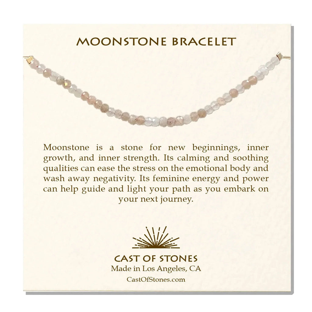 Moonstone Gemstone Bracelet