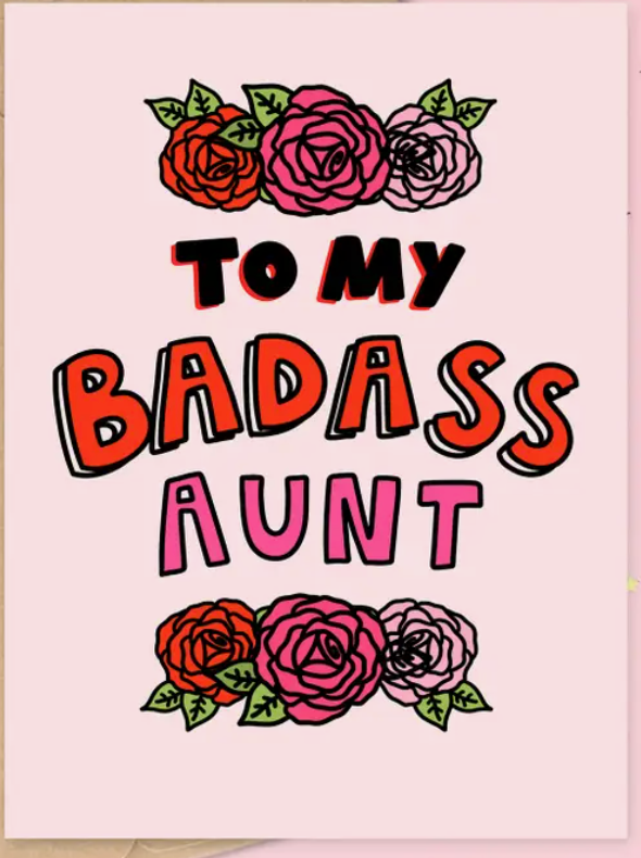 Badass Aunt Card