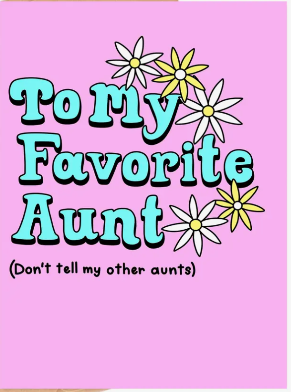 Favorite Aunt Card