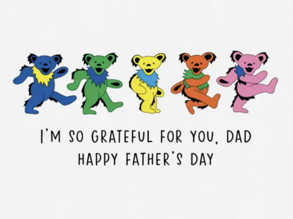 Grateful Dead Father's Day Card