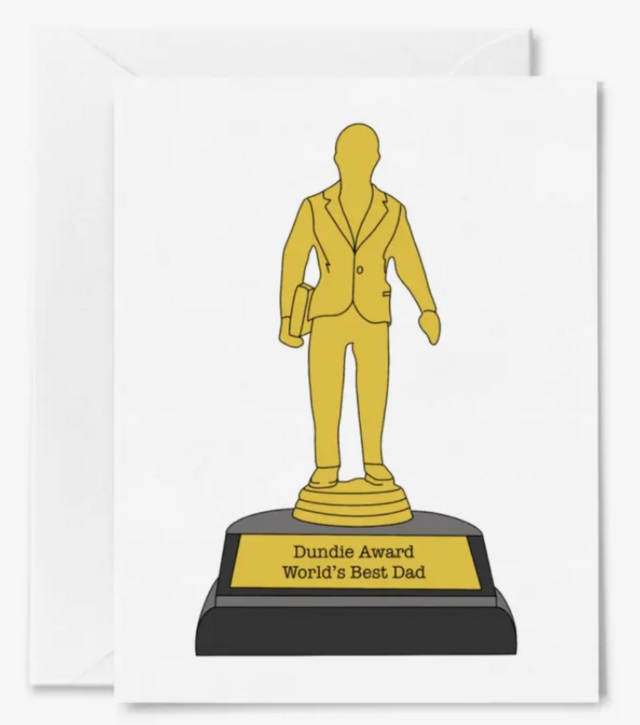 The Office Dundie Award World's Best Dad Card